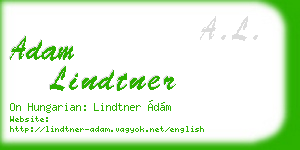 adam lindtner business card